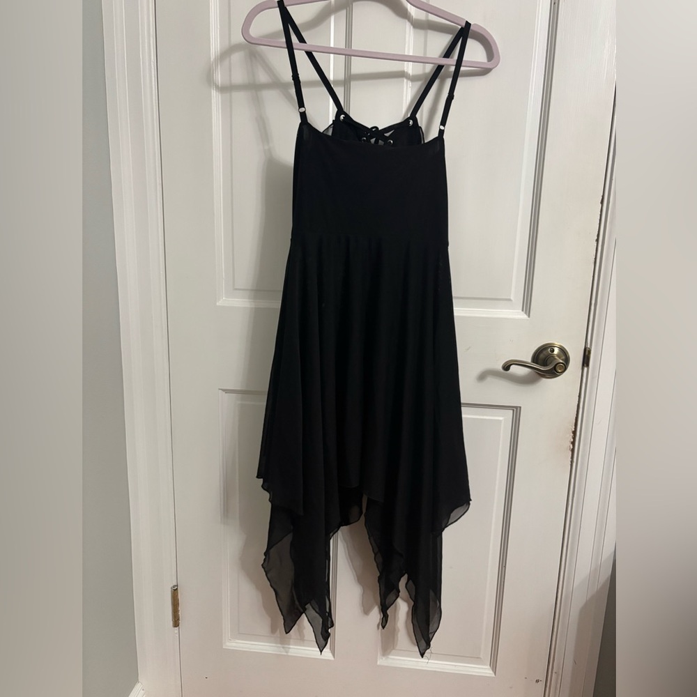 Killstar Black Asymmetrical Dress